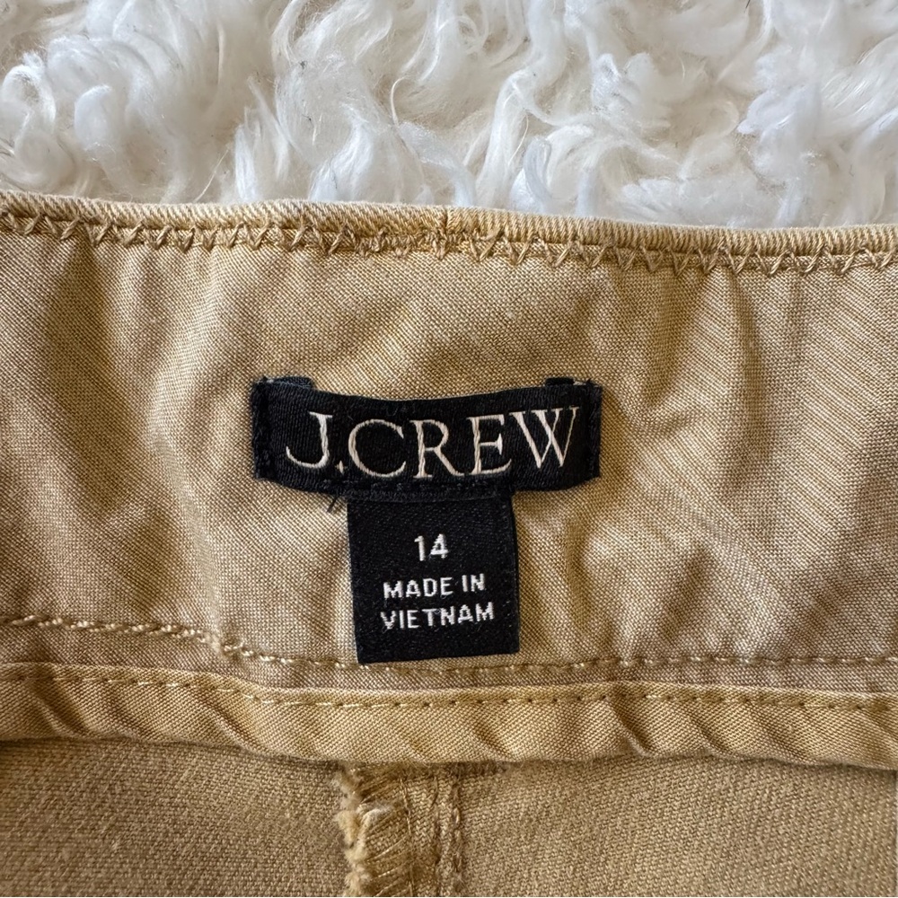 J CREW Women's Khaki 7" stretch chino short Size 14 H5809 - Picture 10 of 10